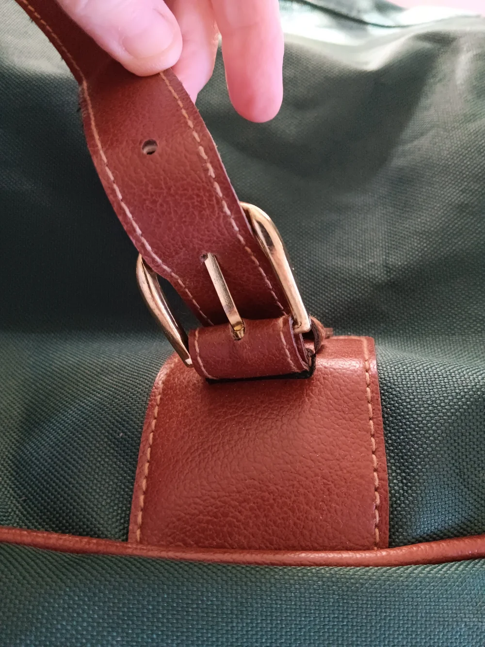 Green Leather-Trim Weekender Bag - Polo by Ralph Lauren